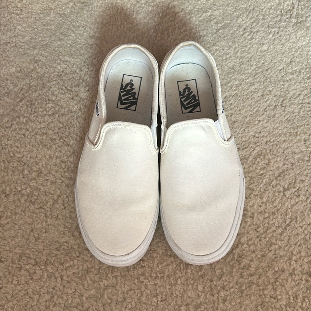 White Asher Vans Sneakers